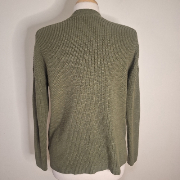 Madewell V-Neck Button-Front Long Cardigan Sweater SZ S - Picture 6 of 9